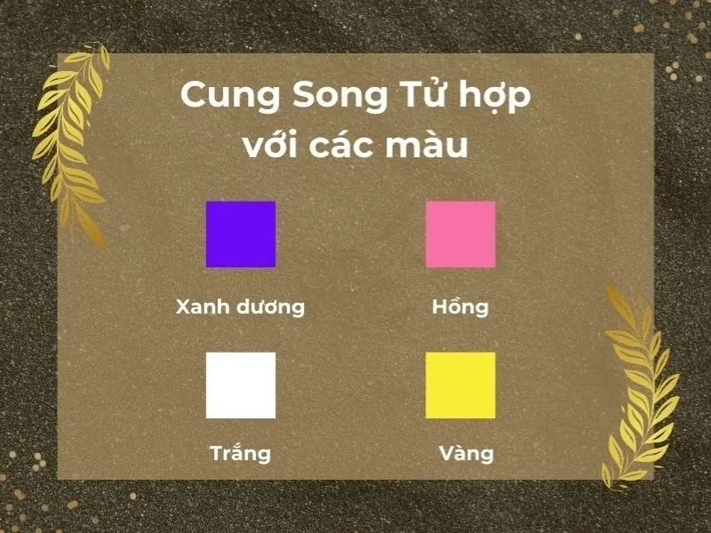 Cung Song Tử hợp màu gì?