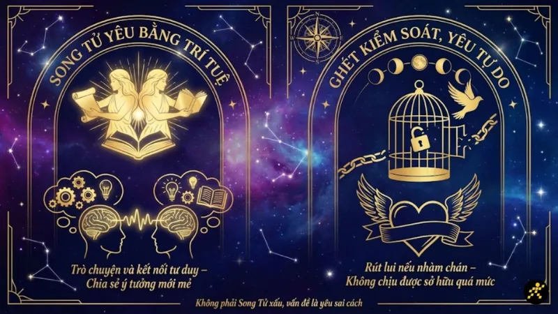 Bí quyết giữ lửa cho cung Song Tử trong tình yêu